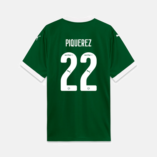 Camisa Puma Palmeiras 2025/26 I - Piquerez N° 22 - vista frontal
