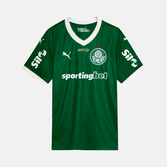 Camisa Puma Palmeiras 2025/26 I Com Patrocinios - vista frontal
