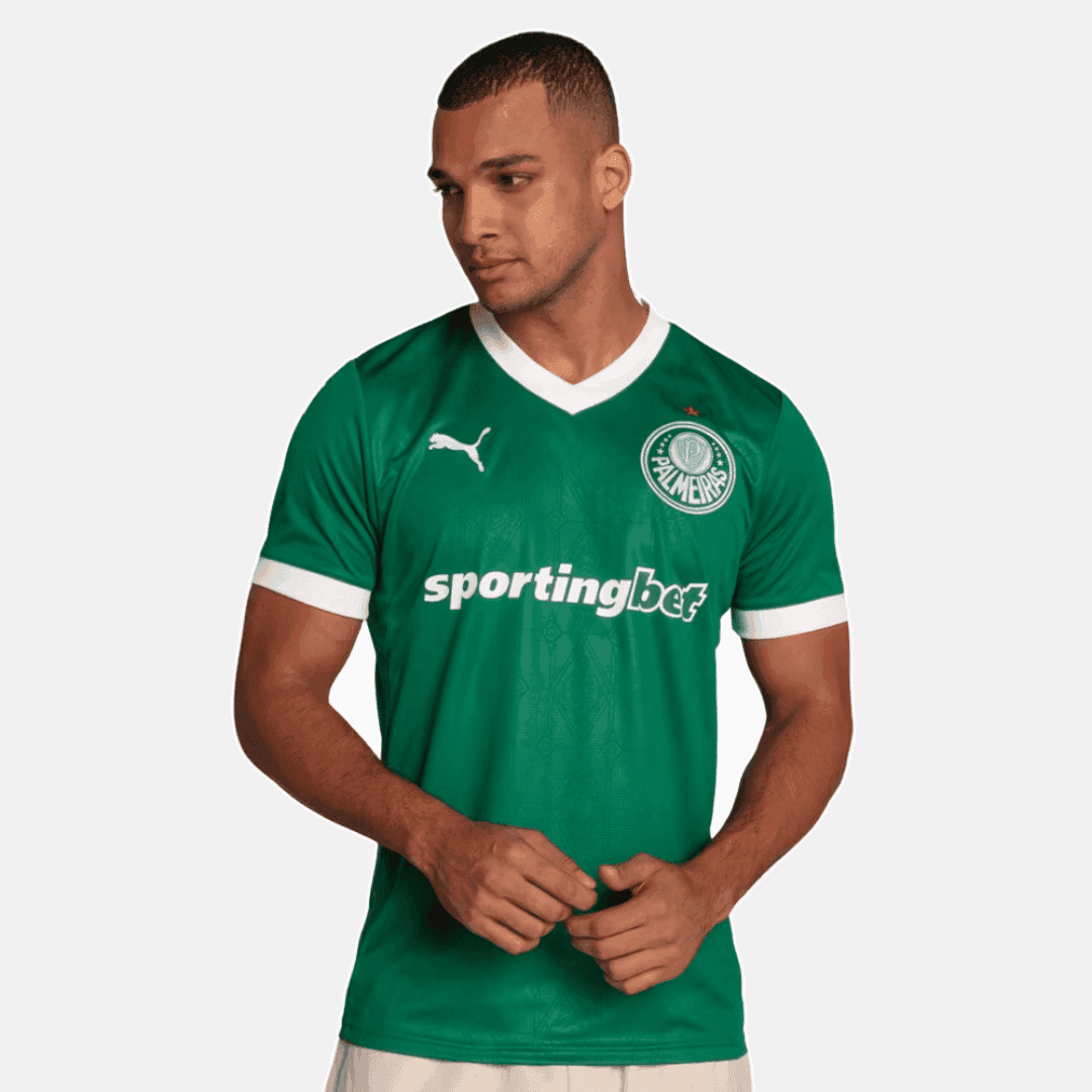 Camisa Puma Palmeiras 2025/26 I Torcedor - vista traseira