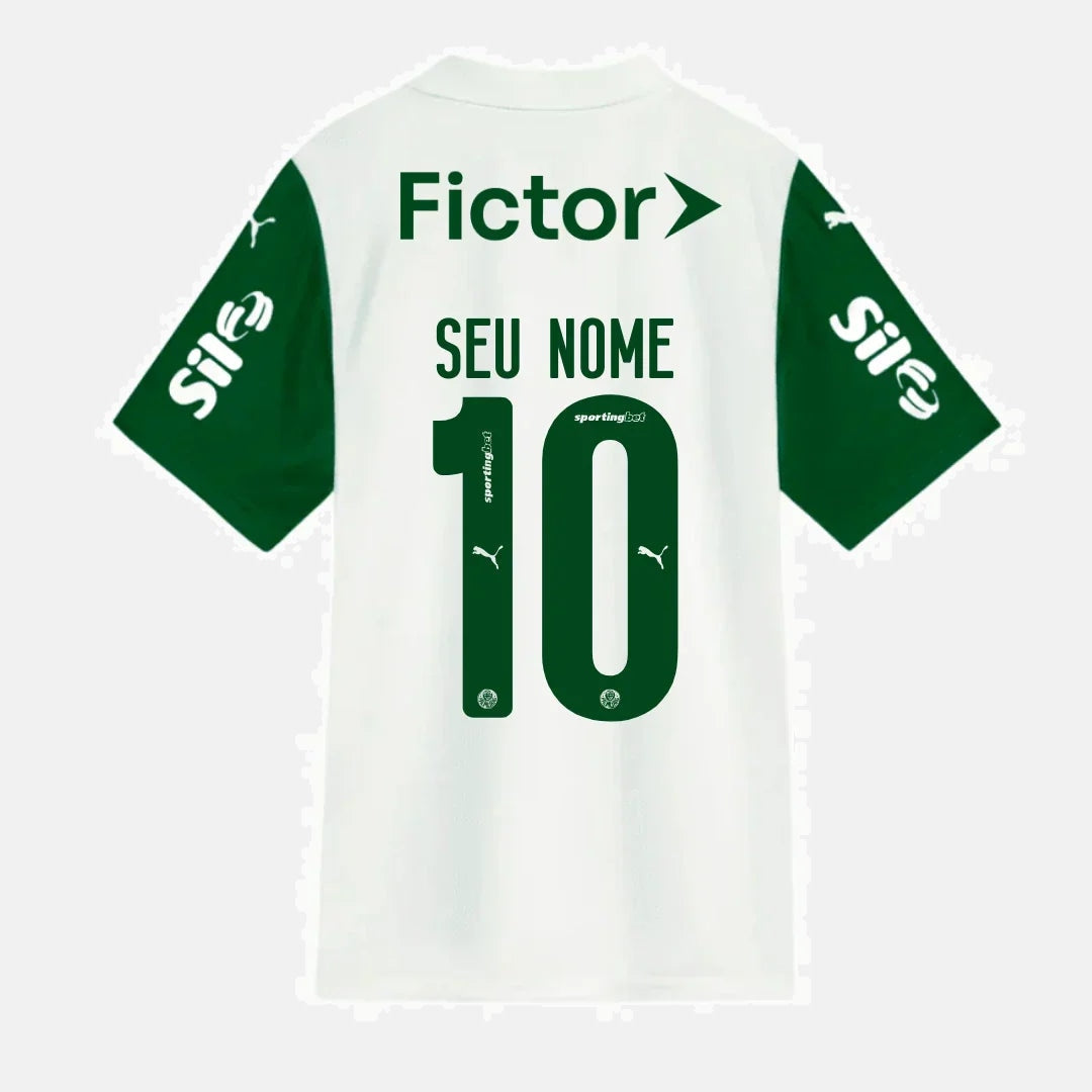 Camisa Puma Palmeiras 2025/26 II Com Patrocinios - vista traseira