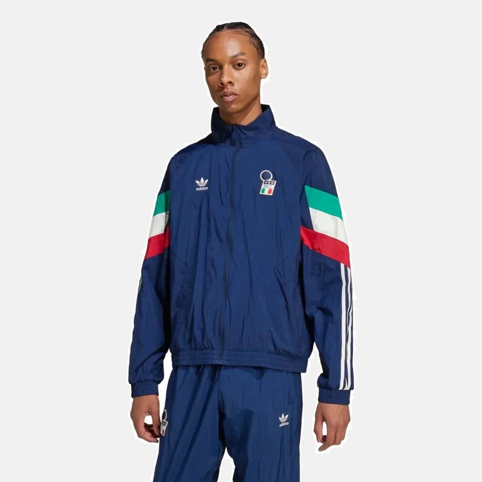 Jaqueta Corta-Vento Adidas Italia - vista traseira