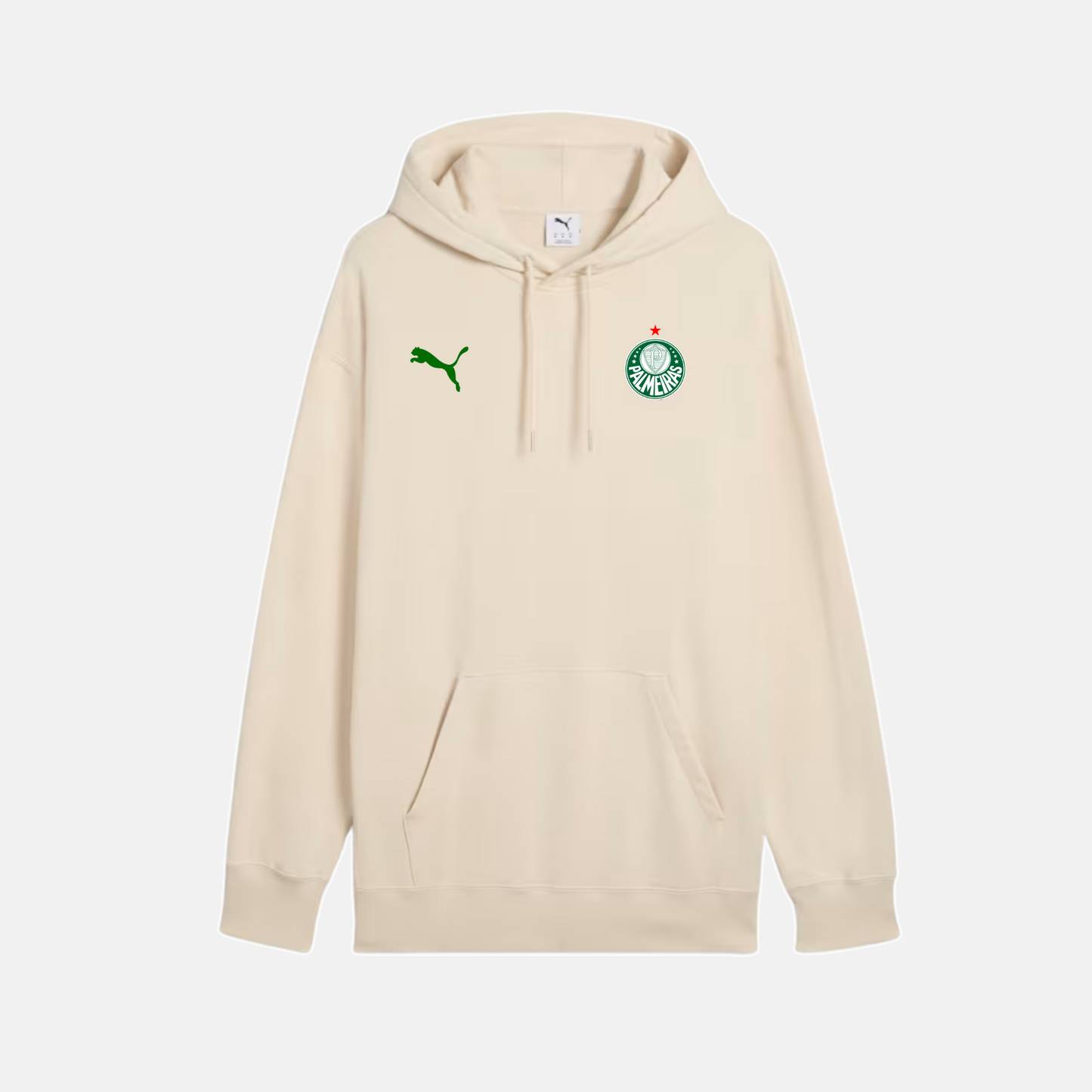 Moletom Palmeiras 2025/26 – Bege - vista frontal