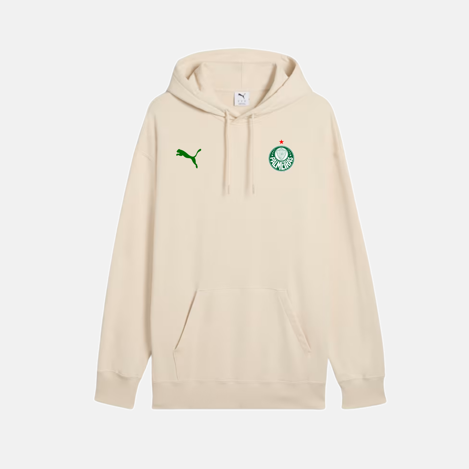 Moletom Palmeiras 2025/26 – Bege - vista frontal