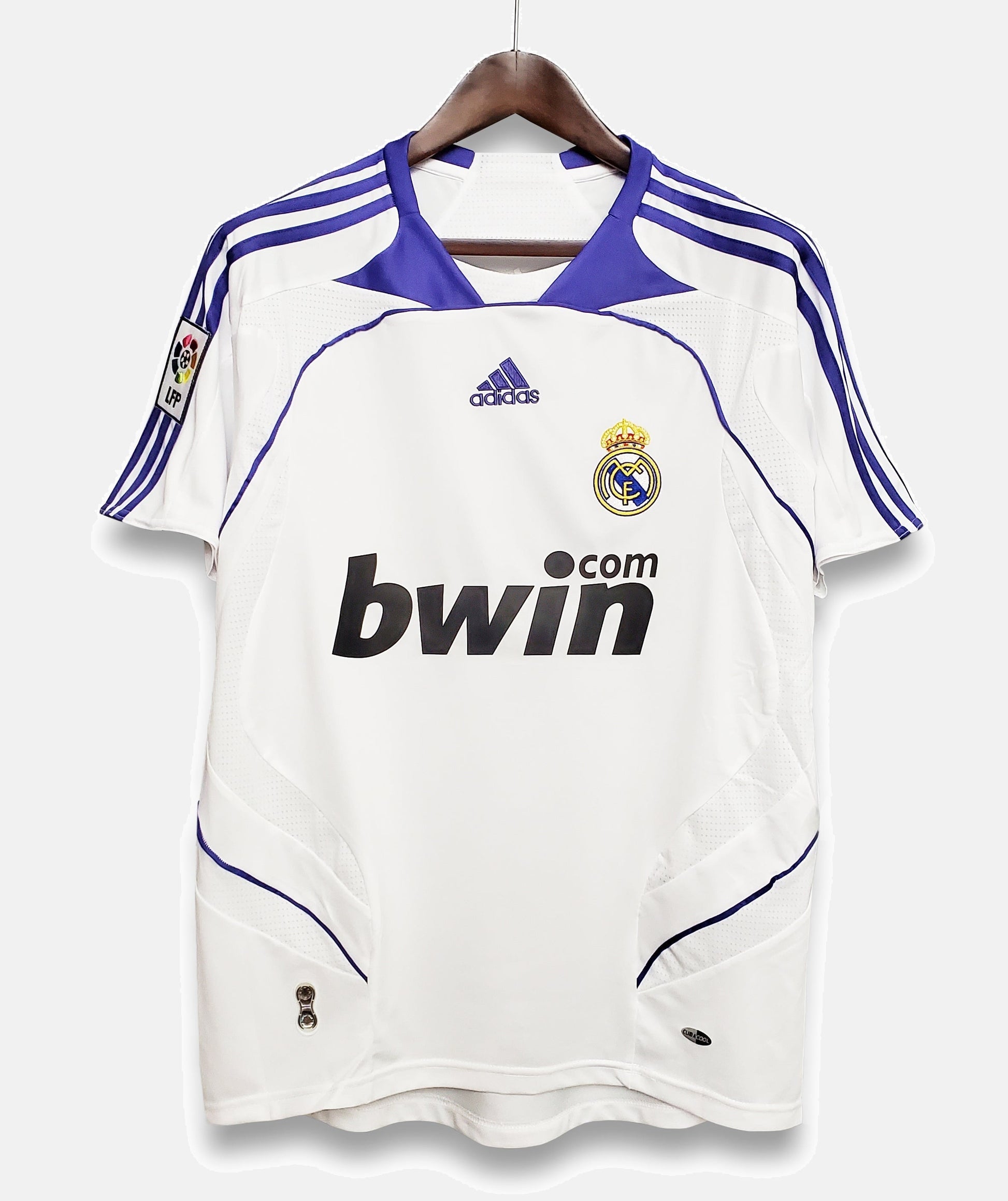 Camisa Real Madrid Home 07/08 - Versao Retro - vista frontal