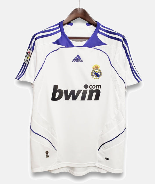 Camisa Real Madrid Home 07/08 - Versao Retro - vista frontal