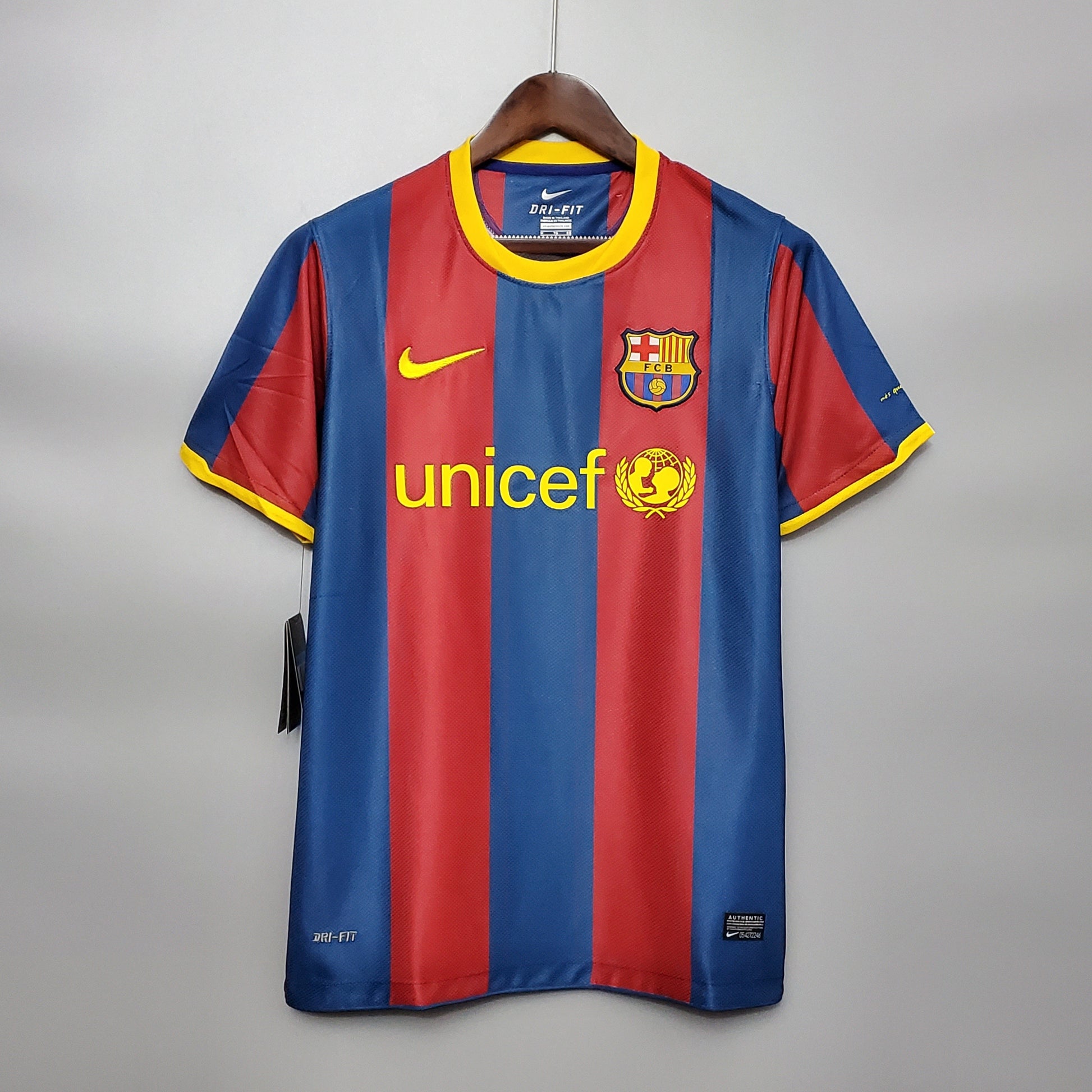 Camisa Barcelona Titular 10/11 - Versao Retro - imagem 4