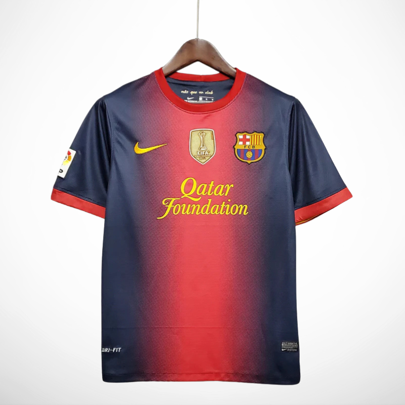 Camisa Barcelona Titular 12/13 - Versao Retro - vista frontal