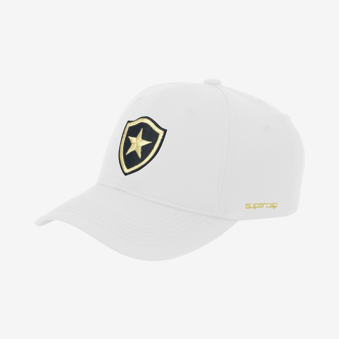 Bone Botafogo Gold Edition - Branco - vista frontal