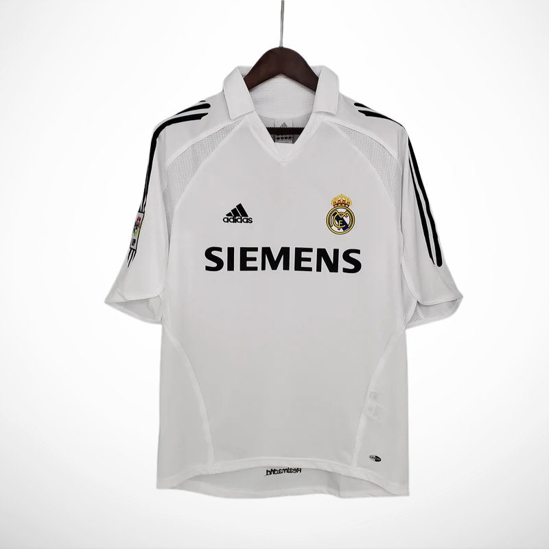 Camisa Real Madrid Titular 05/06 - Versao Retro - vista frontal