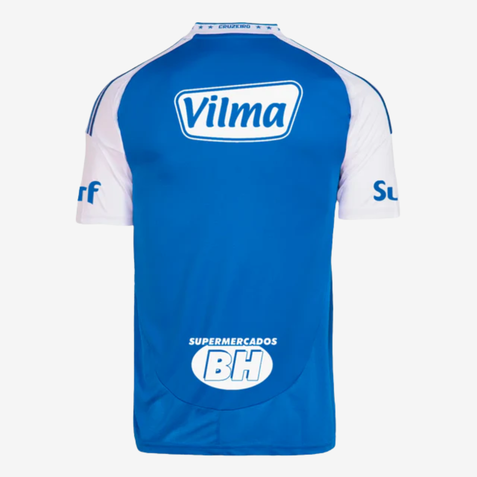 Camisa Adidas Cruzeiro 2025/26 I Com Patrocinios - vista traseira