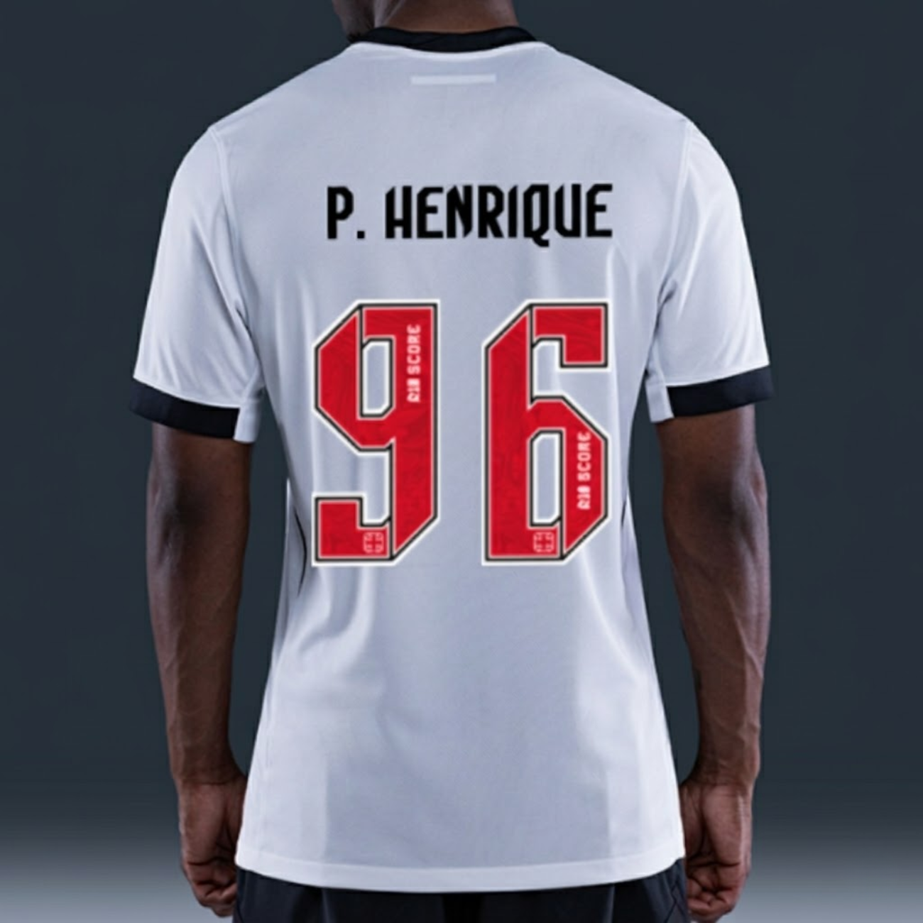 Camisa Vasco 2026/27 II P. HENRIQUE N° 96 - vista frontal
