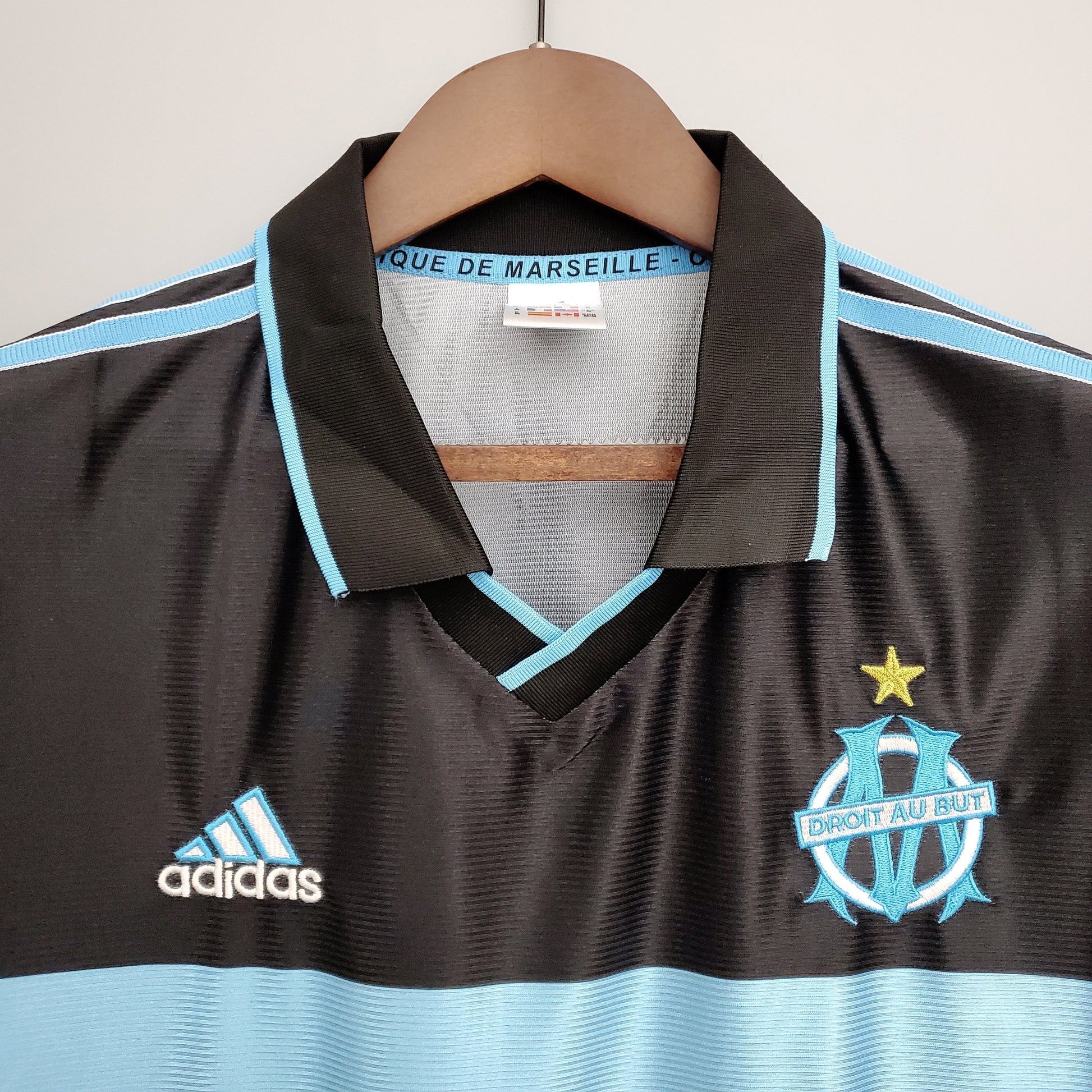 Camisa Olympique de Marseille III 98/99 - Versao Retro - detalhe
