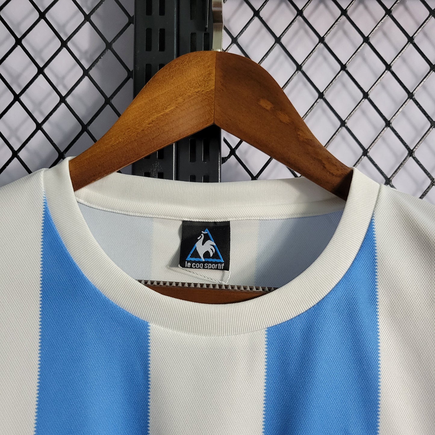 Camisa Argentina Titular 1986 - Versao Retro - detalhe