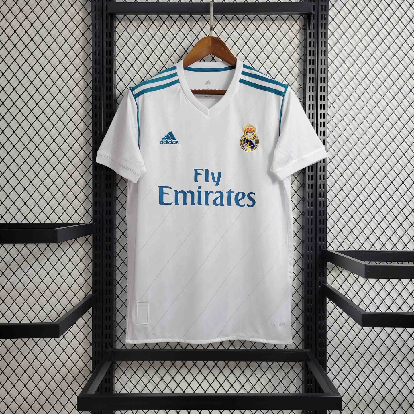 Camisa Real Madrid Home 17/18 - Versao Retro - vista traseira