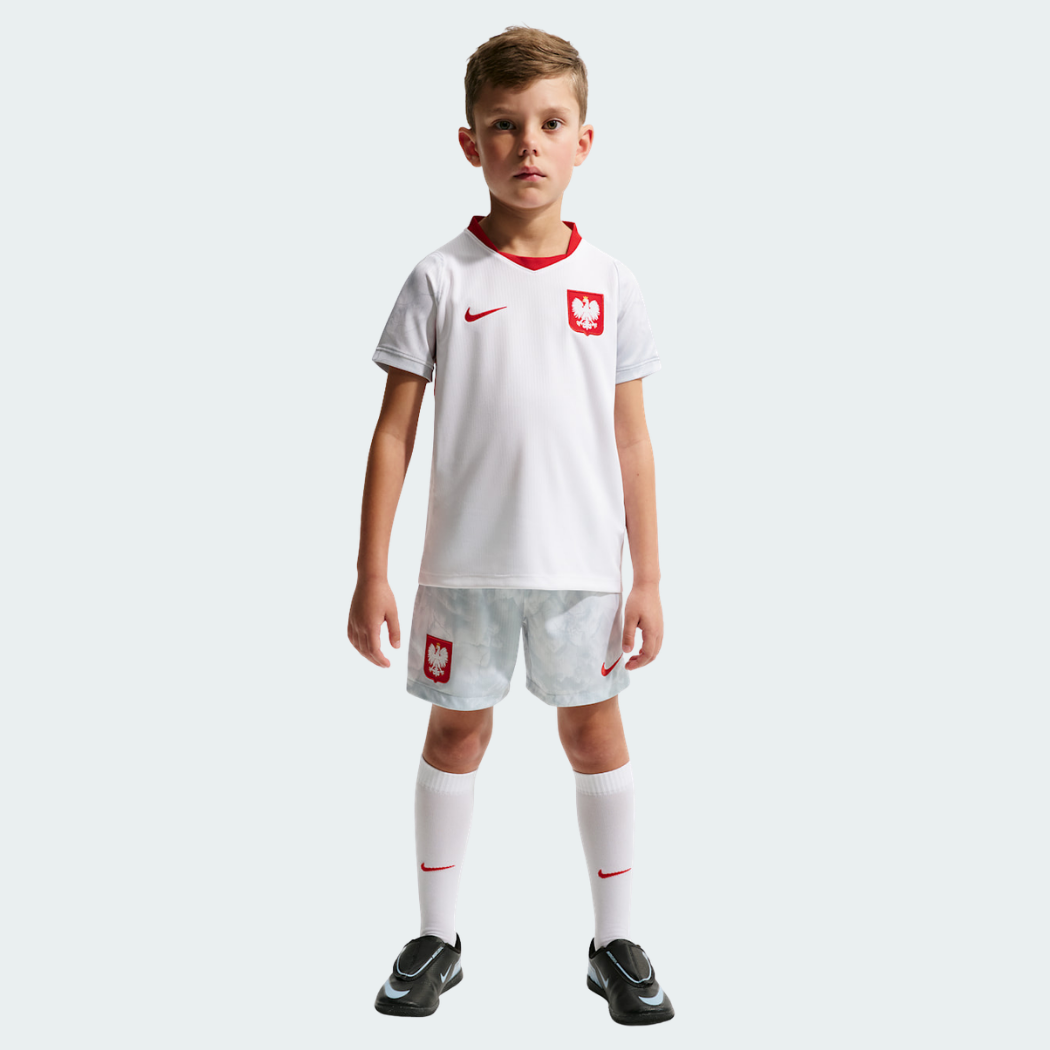 Camisa Infantil Polonia 2026/27 I - vista traseira