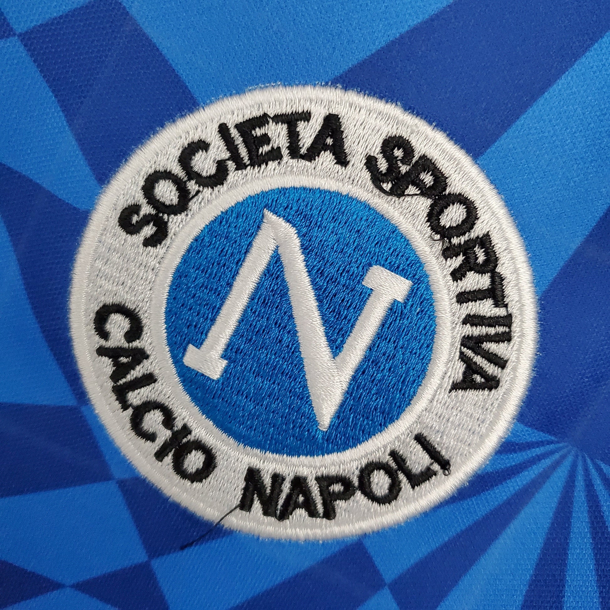 Camisa Napoli Titular 91/93 - Versao Retro - vista traseira