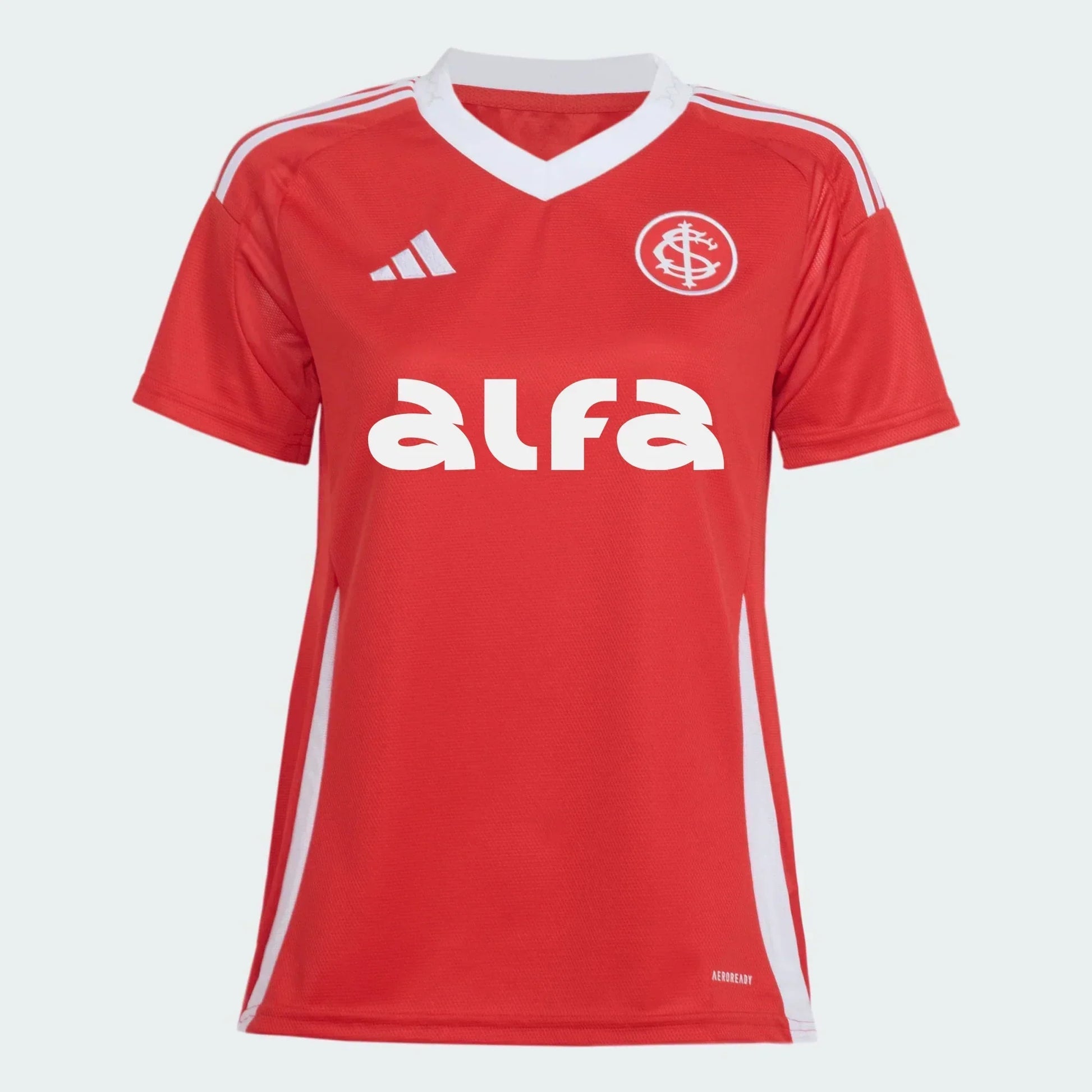 Camisa Feminina Adidas Internacional 2025/26 I Com Patrocinios - vista frontal