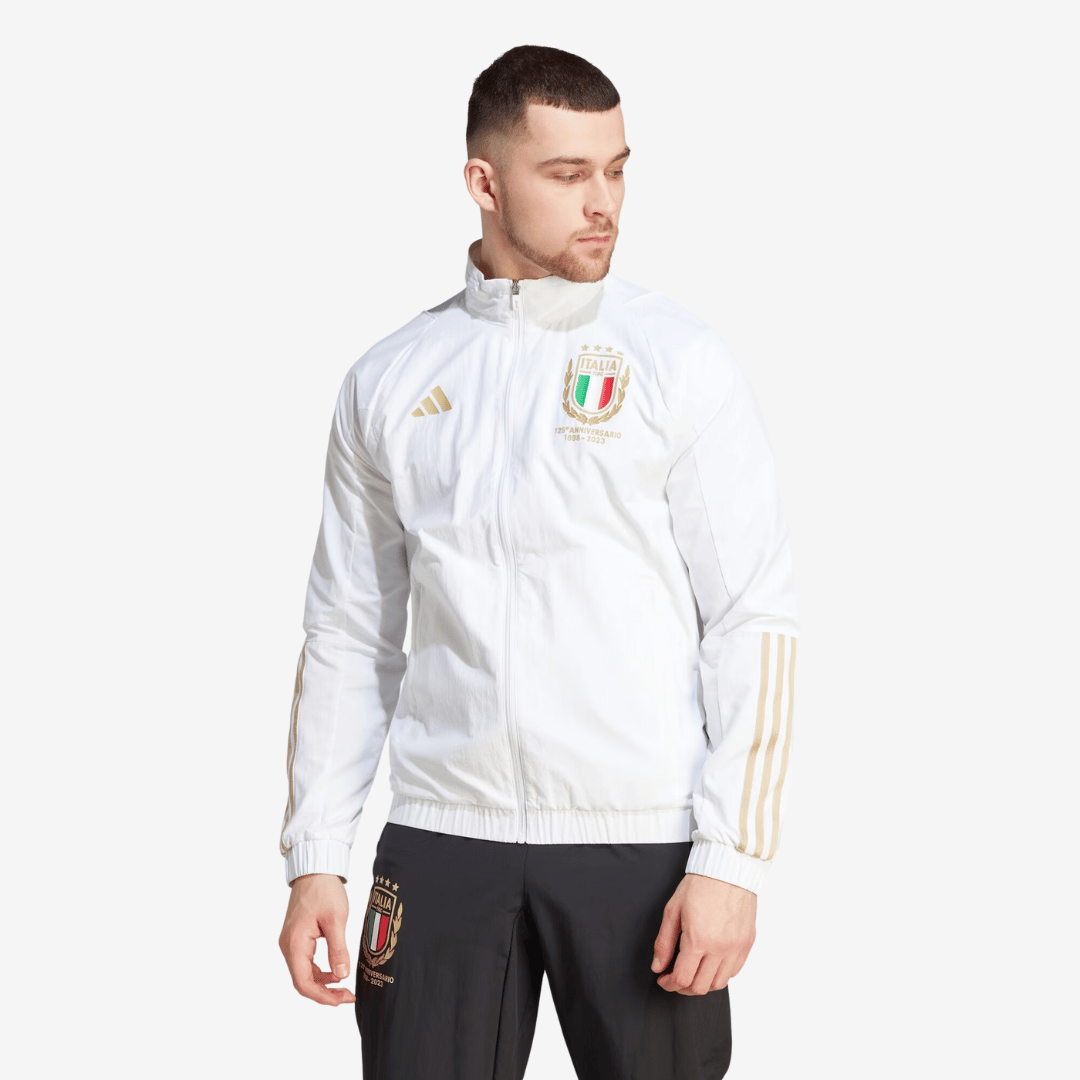 Jaqueta Adidas Italia 125th Anniversary - detalhe