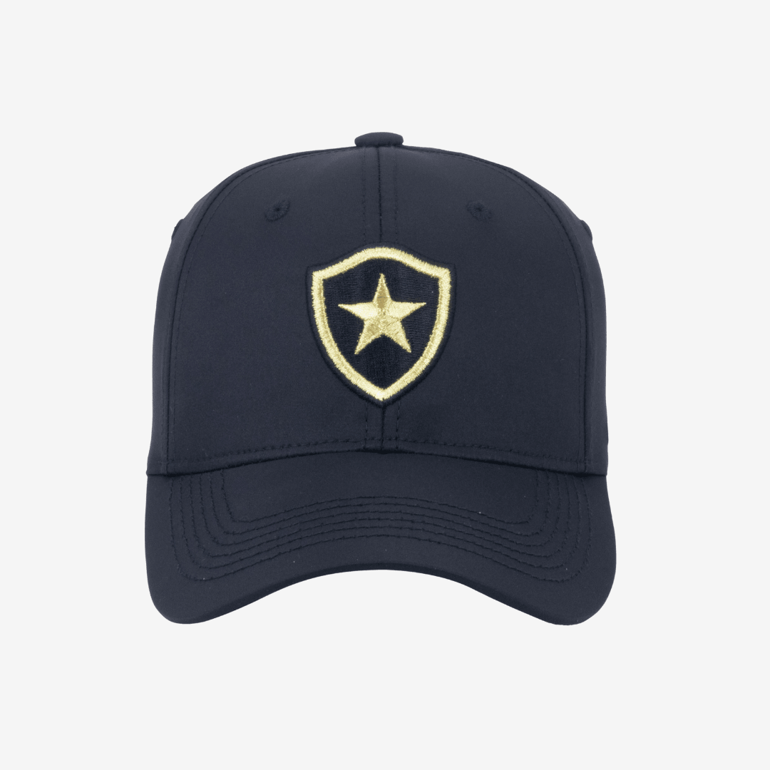 Bone Botafogo Gold Edition - Preto - vista traseira