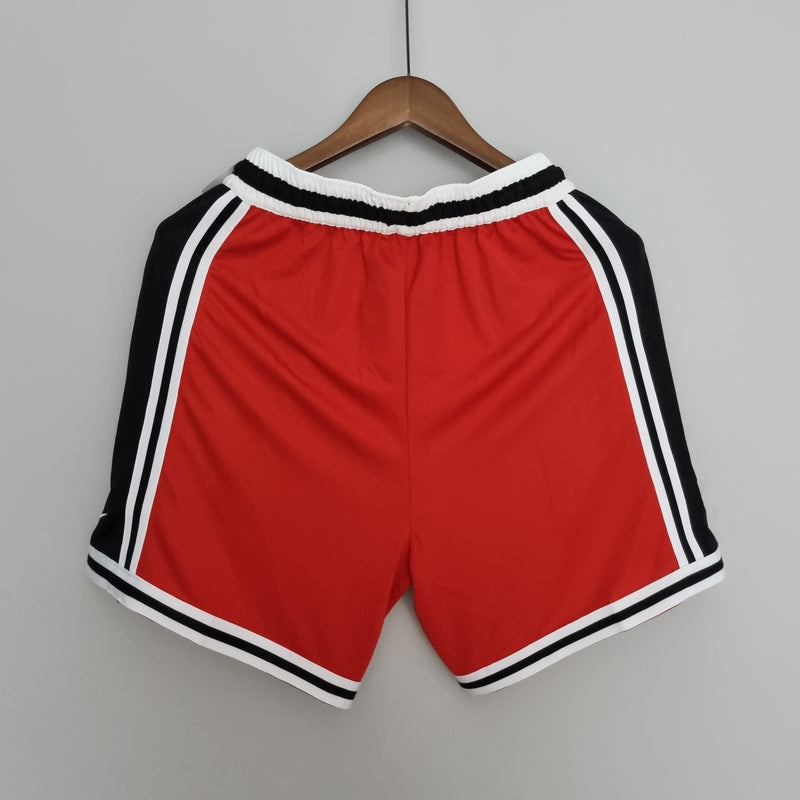 Shorts Chicago Bulls Black Red NBA