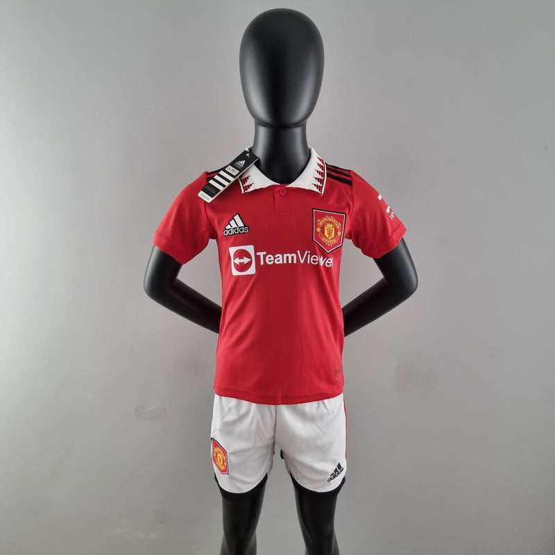 Conjunto Infantil Manchester United 2022/23 - Home