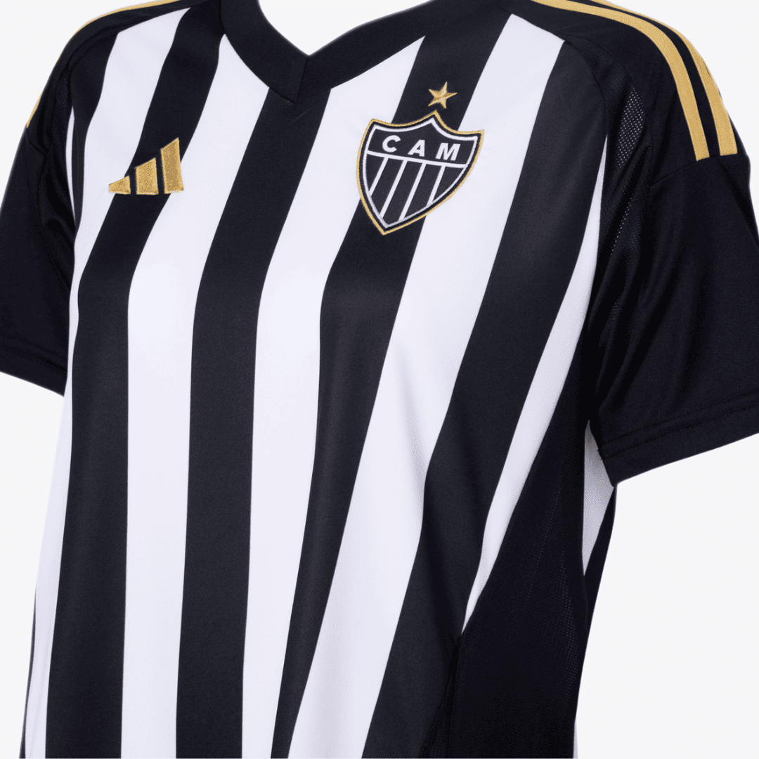 Camisa Feminina Atletico Mineiro 2025/26 I - detalhe