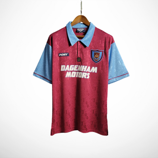 Camisa West Ham Titular 95/97 - Versao Retro - vista frontal