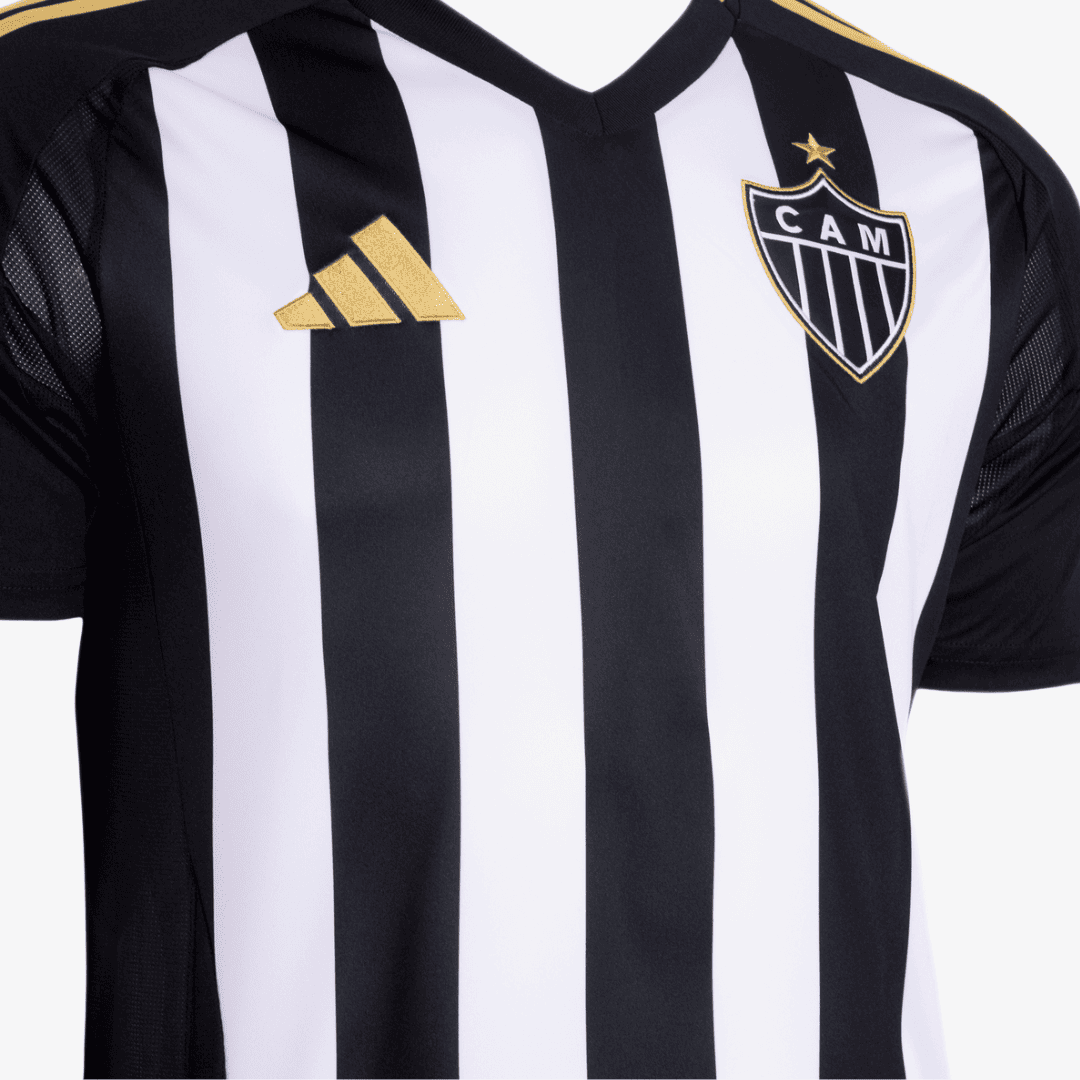 Camisa Adidas Atletico Mineiro 2025/26 I G. SCARPA N° 10 - detalhe