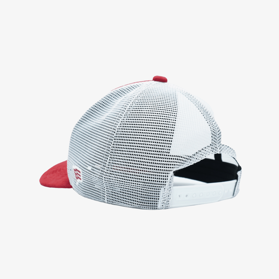 Bone Trucker Internacional Tela - Vermelho - detalhe