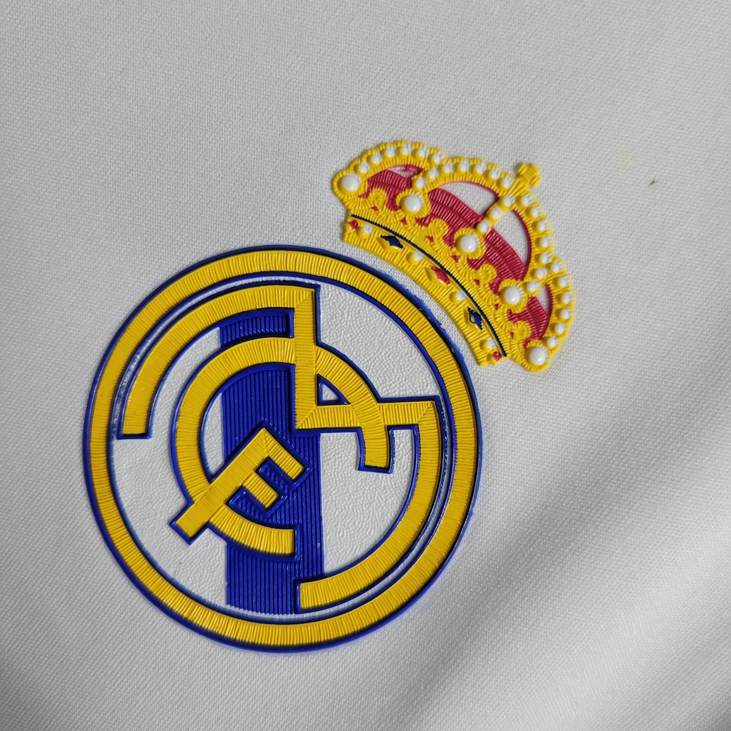 Camisa Real Madrid Titular 11/12 - Versao Retro - detalhe