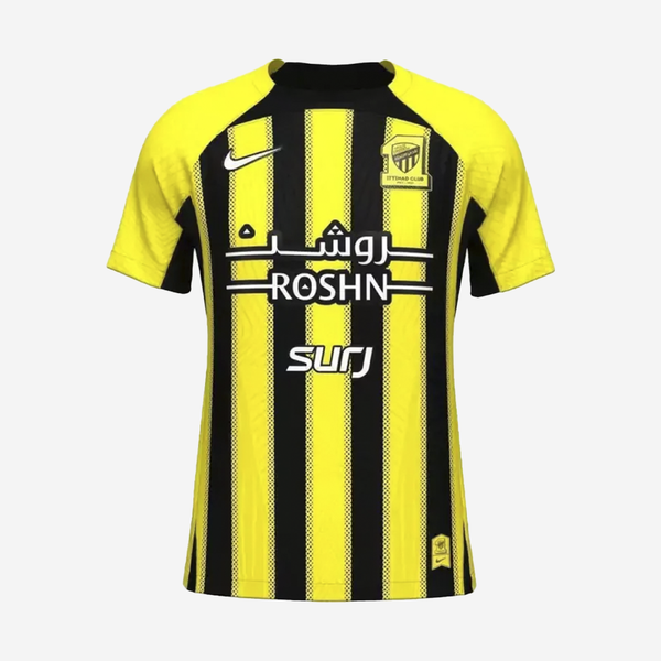Camisa Al-Ittihad 24/25 Home Torcedor - Amarelo e Preta