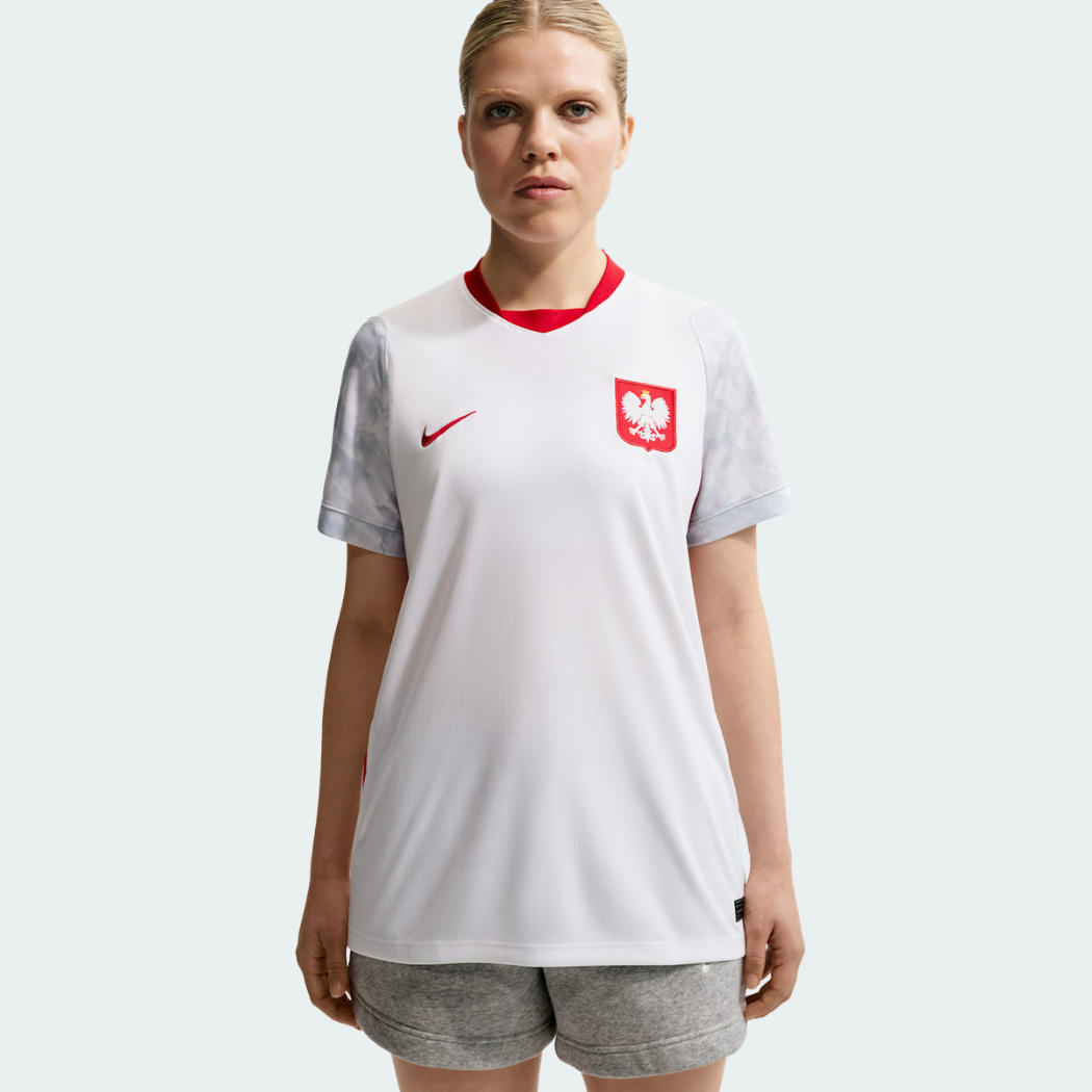 Camisa Feminina Polonia 2026/27 I - vista frontal