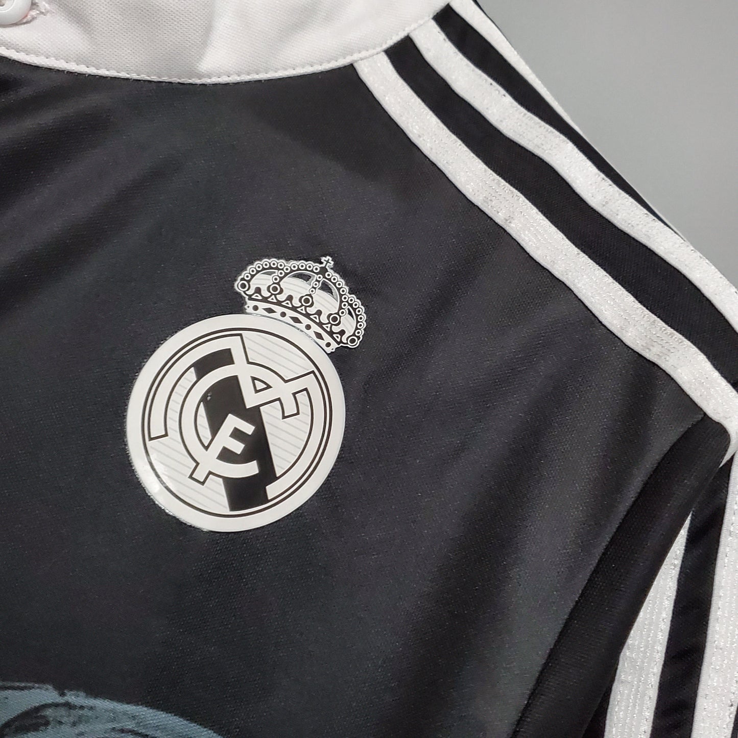 Camisa Real Madrid III 14/15 - Versao Retro Manga Longa - vista traseira