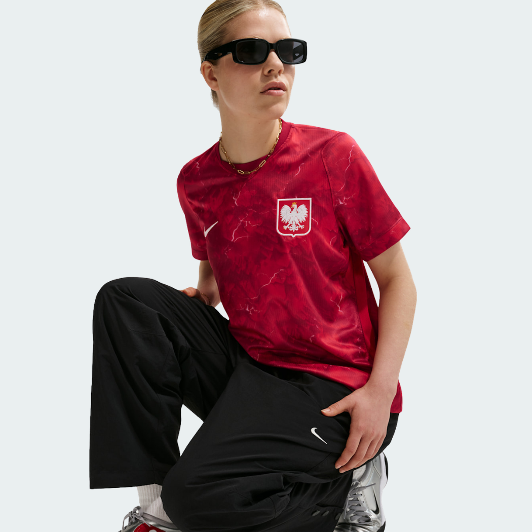 Camisa Feminina Polonia 2026/27 II - detalhe