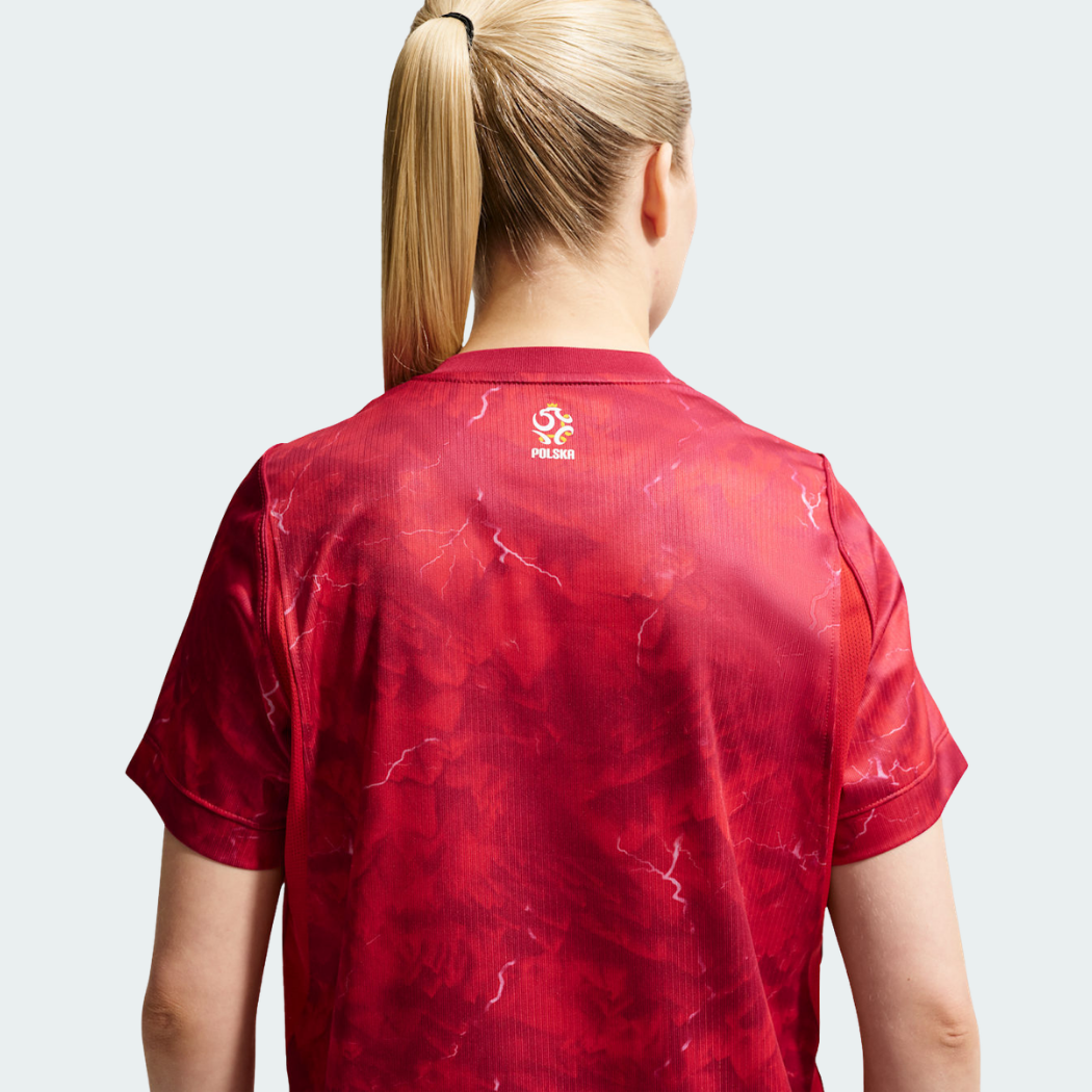 Camisa Feminina Polonia 2026/27 II - vista traseira
