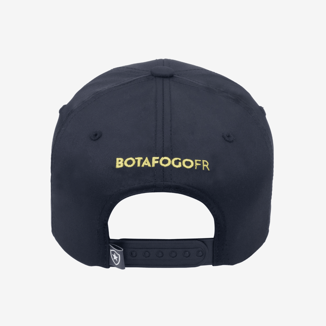 Bone Botafogo Gold Edition - Preto - detalhe