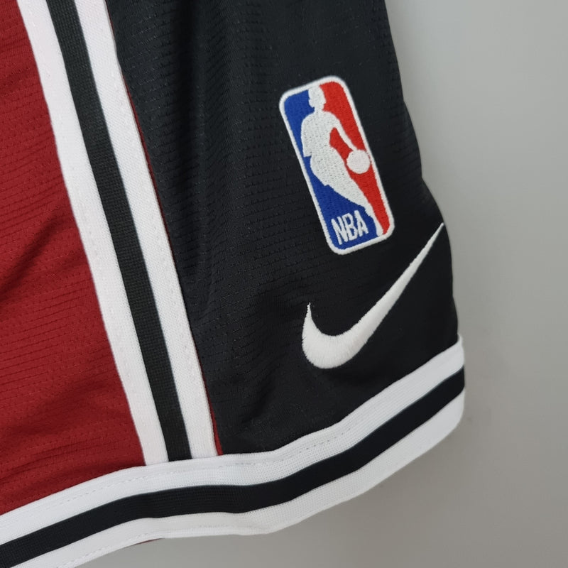 Shorts  Miami Heat Red Black NBA