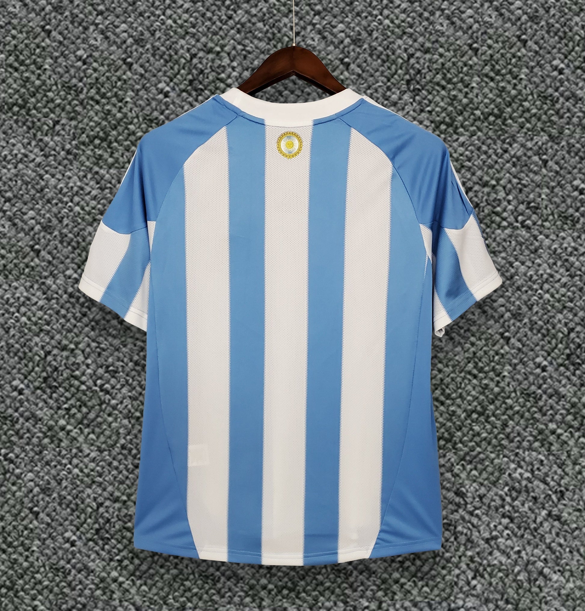 Camisa Argentina Titular 2010 - Versao Retro - vista traseira