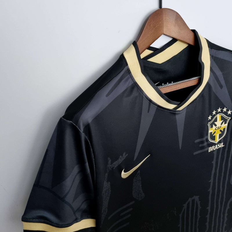 Camisa Seleção Brasil 2022/22 Edição Limitada Preta