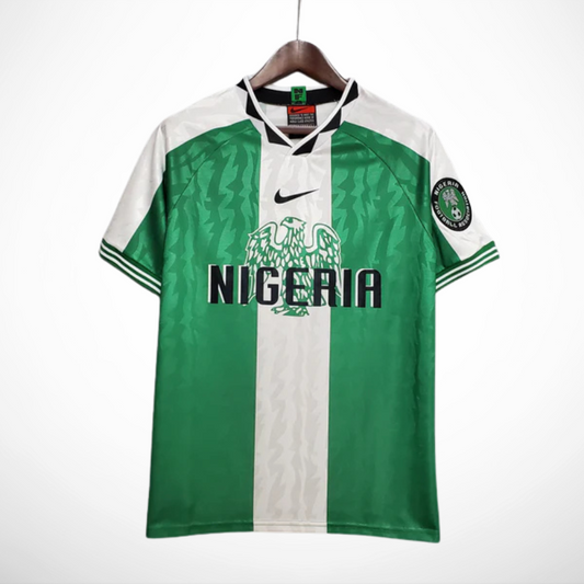 Camisa Nigeria Titular 1996 - Versao Retro - vista frontal