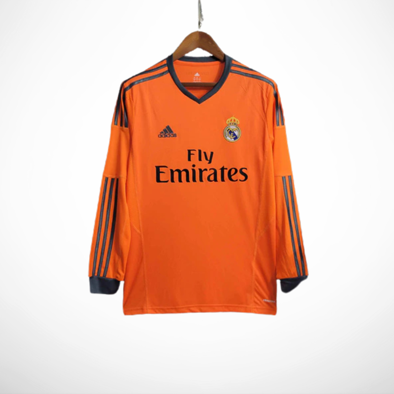 Camisa Real Madrid II 13/14 - Versao Retro Manga Longa - vista frontal