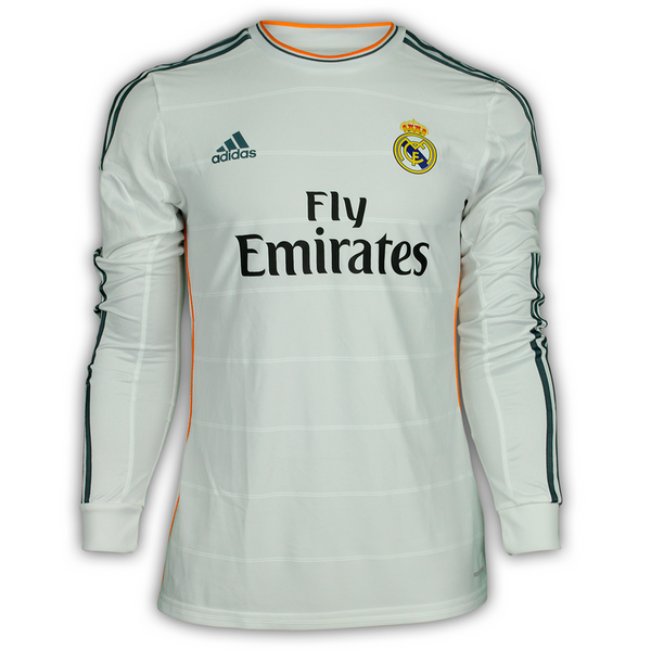 Camisa Real Madrid Retrô 13/14 I Manga Longa - Masculina