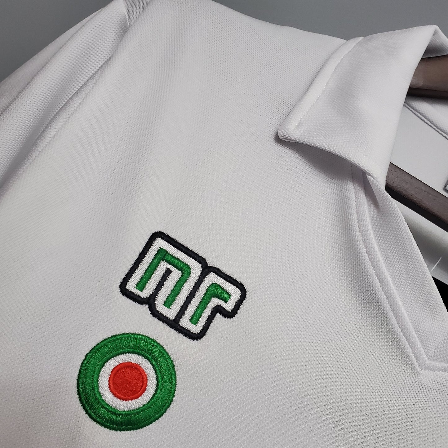 Camisa Napoli Reserva 87/88 - Versao Retro - detalhe