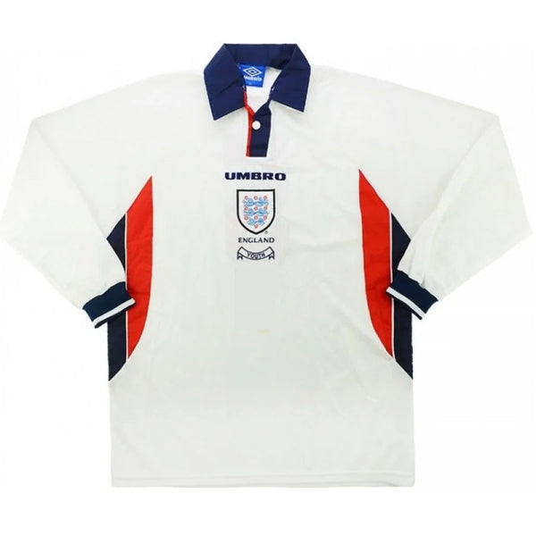 Camisa Inglaterra Retrô 1998 Manga Longa - Masculina