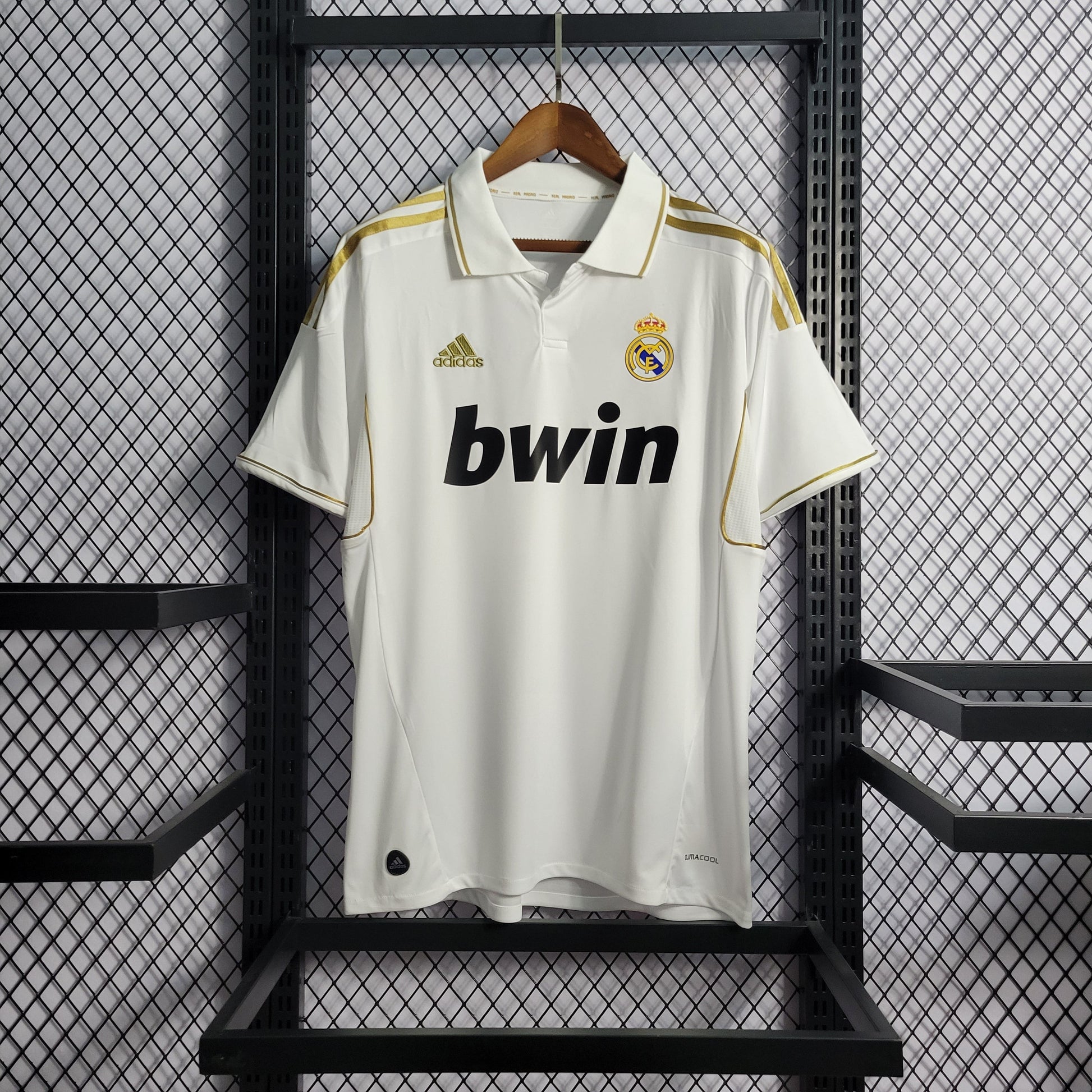Camisa Real Madrid Titular 11/12 - Versao Retro - vista traseira