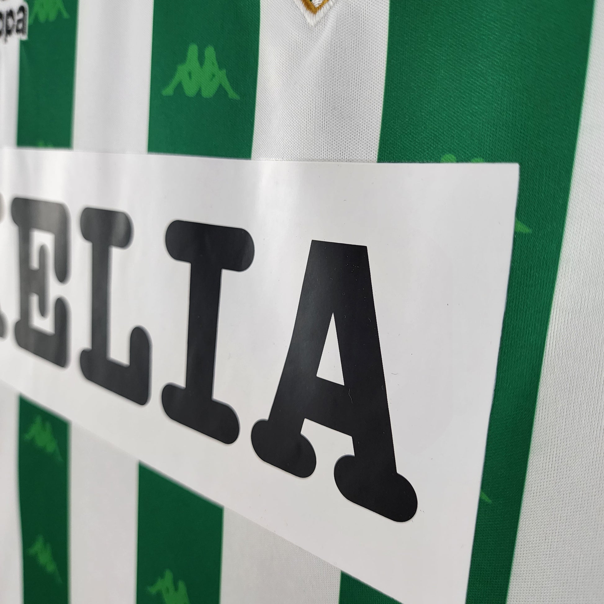 Camisa Real Betis Titular 96/97 - Versao Retro - detalhe