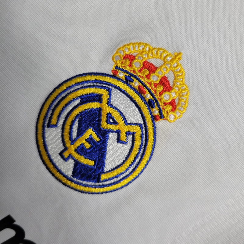 Camisa Real Madrid Retrô 09/10 Manga Longa - Masculina