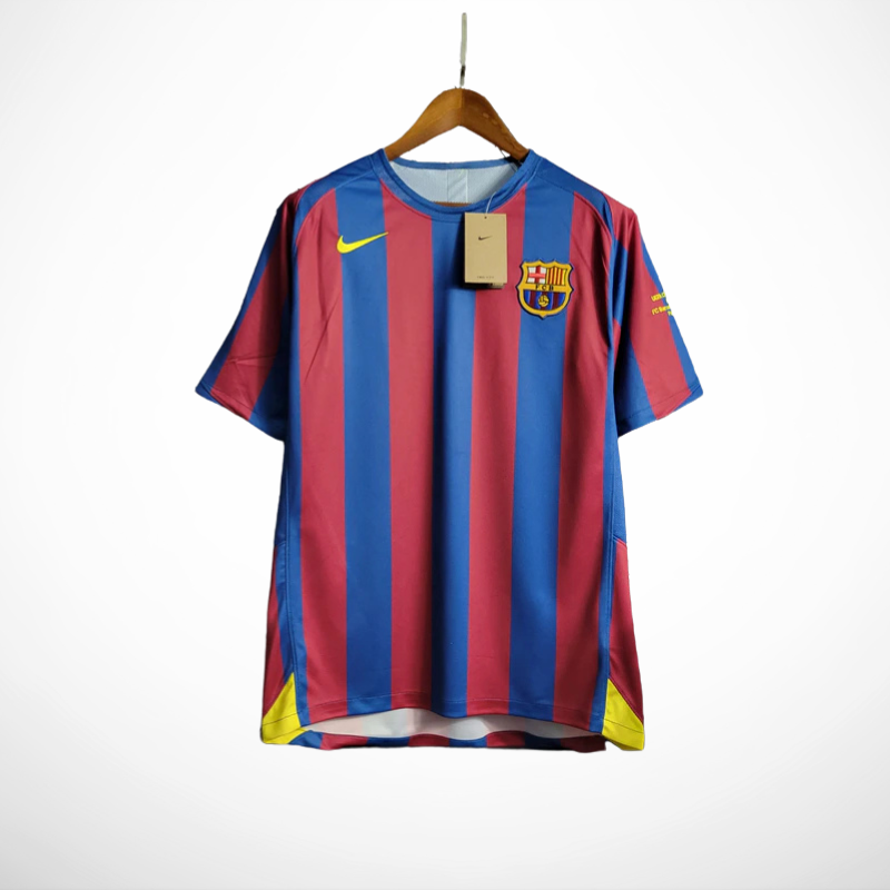 Camisa Barcelona Titular 2006 - Versao Retro - vista frontal