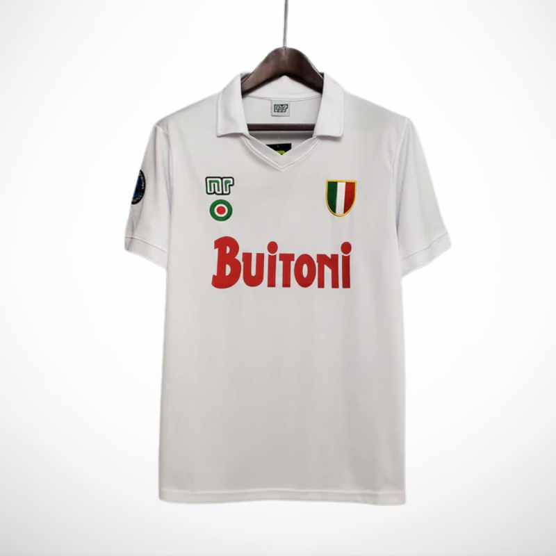 Camisa Napoli Reserva 87/88 - Versao Retro - vista frontal