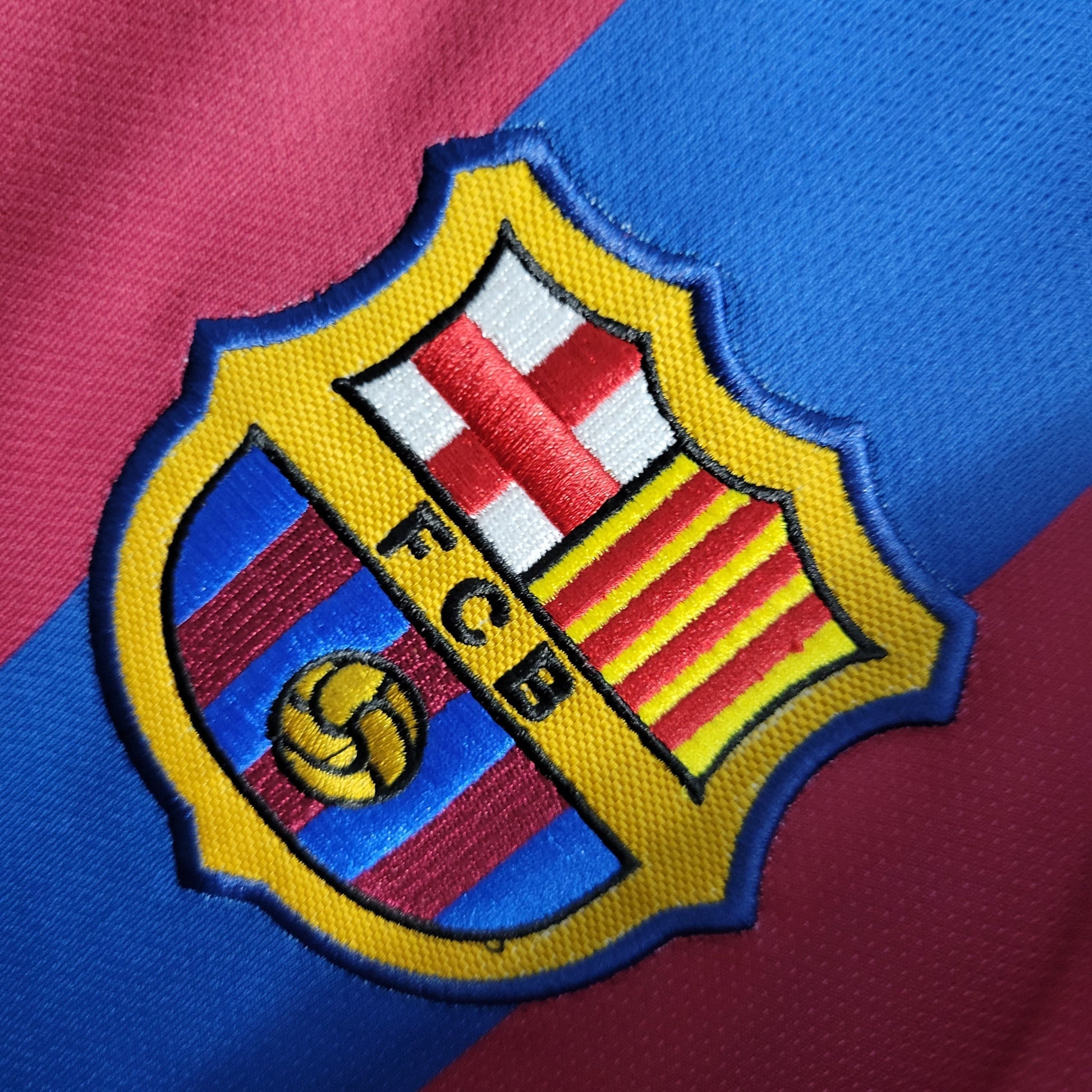 Camisa Barcelona Titular 2006 - Versao Retro - vista traseira